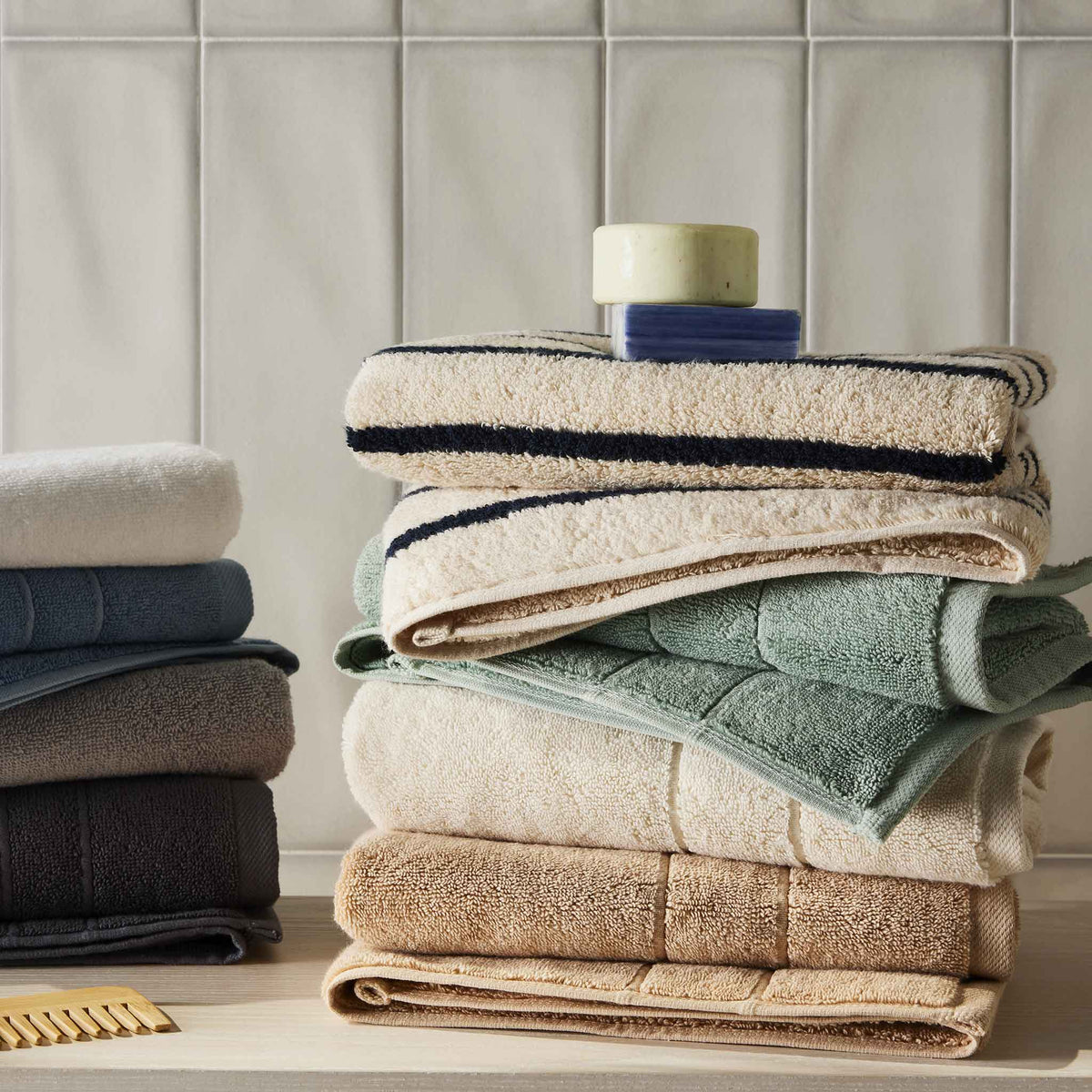 Brooklinen Super-Plush Turkish Cotton Hand Towels Set of 2