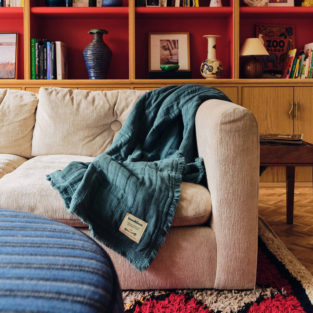 Brooklinen Weekend Wash Throw Blanket