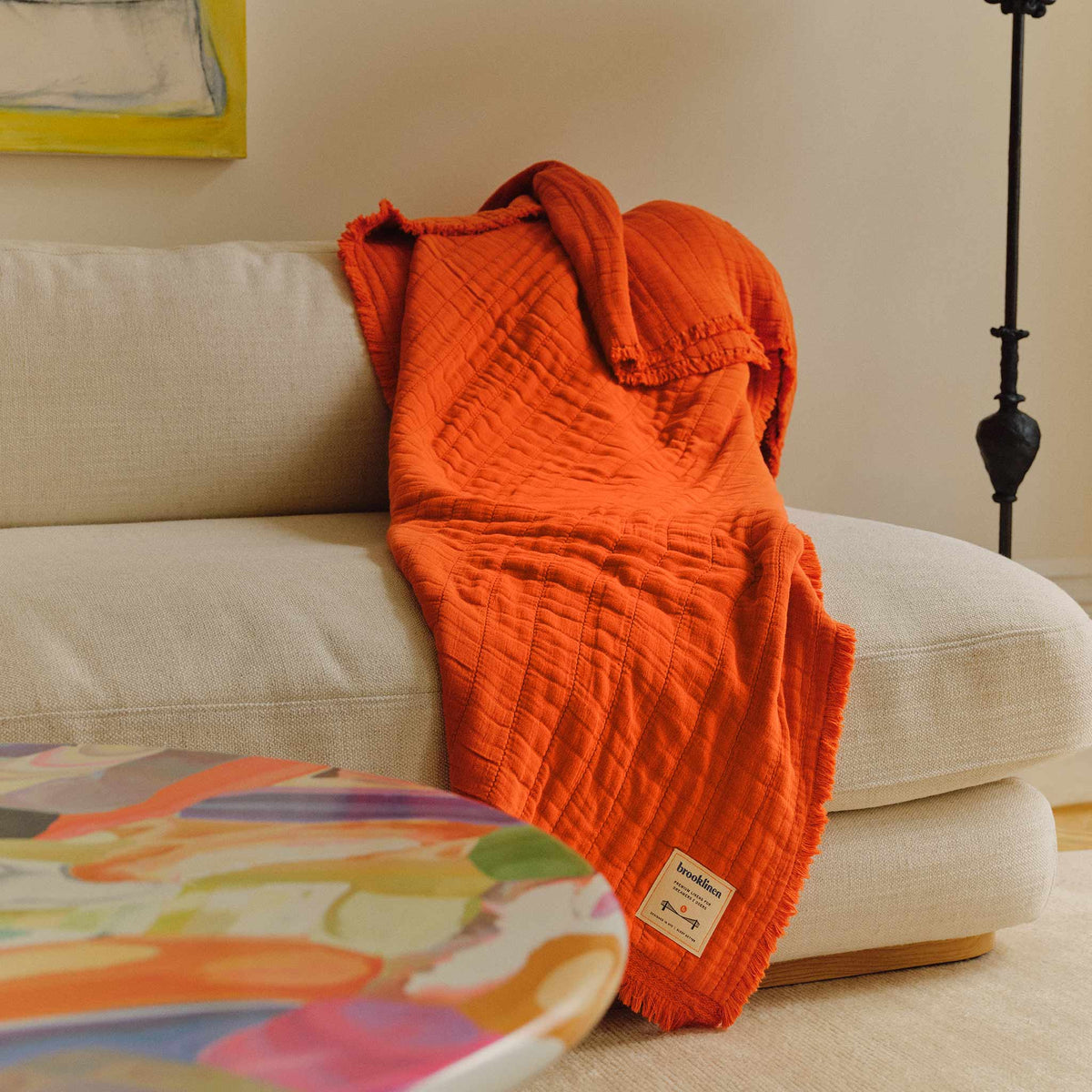 Brooklinen Weekend Wash Throw Blanket