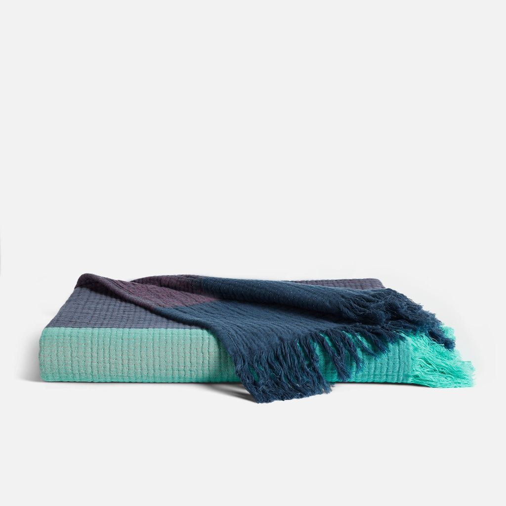 Brooklinen Pop Check Throw Blanket