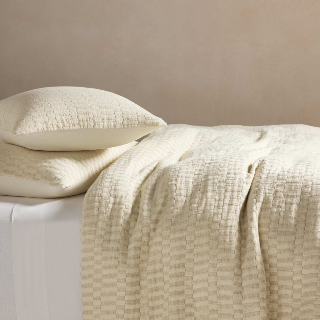 Brooklinen Woven Checkerboard Duvet Cover