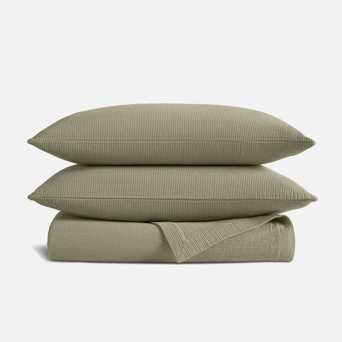 Brooklinen Ribbed Matelasse Quilt Set