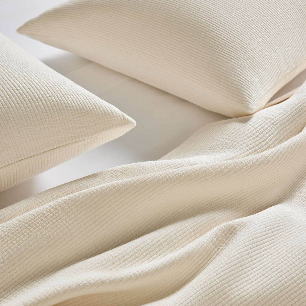 Brooklinen Ribbed Matelasse Sham Set