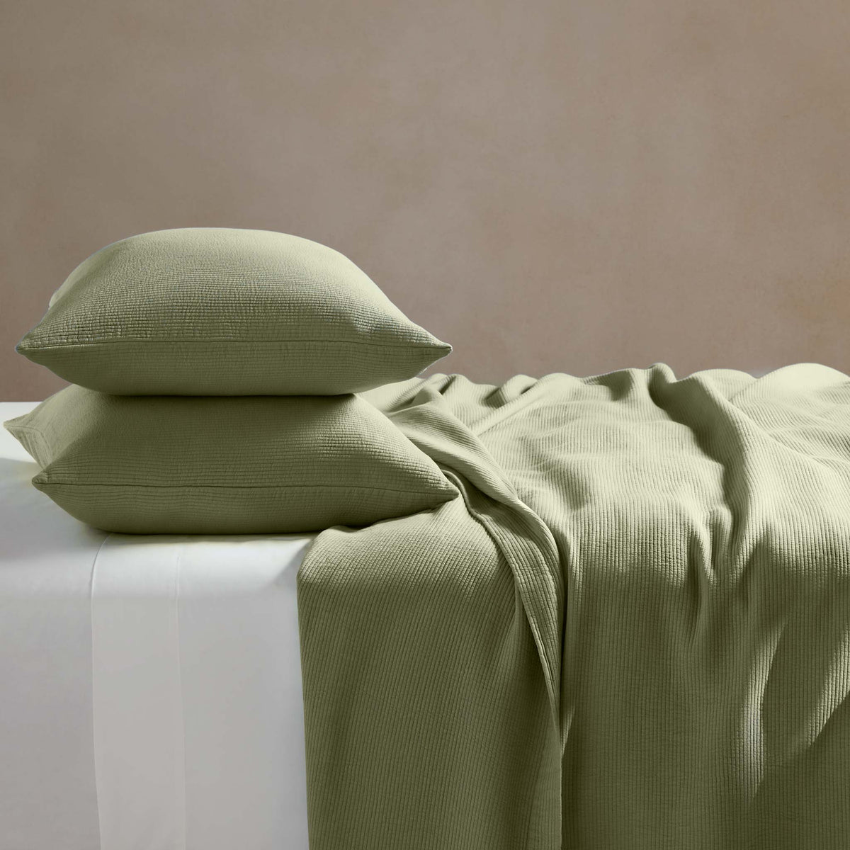 Brooklinen Ribbed Matelasse Sham Set
