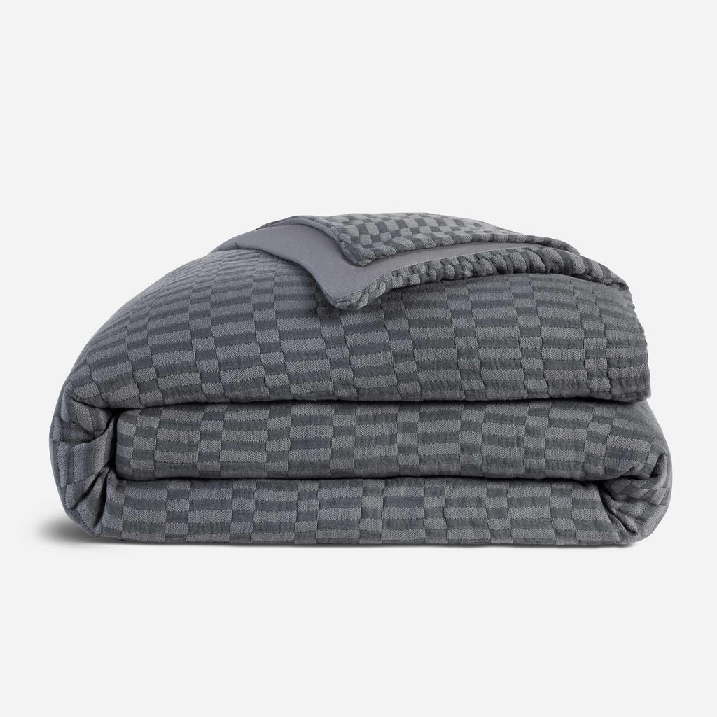 Brooklinen Woven Checkerboard Duvet Cover