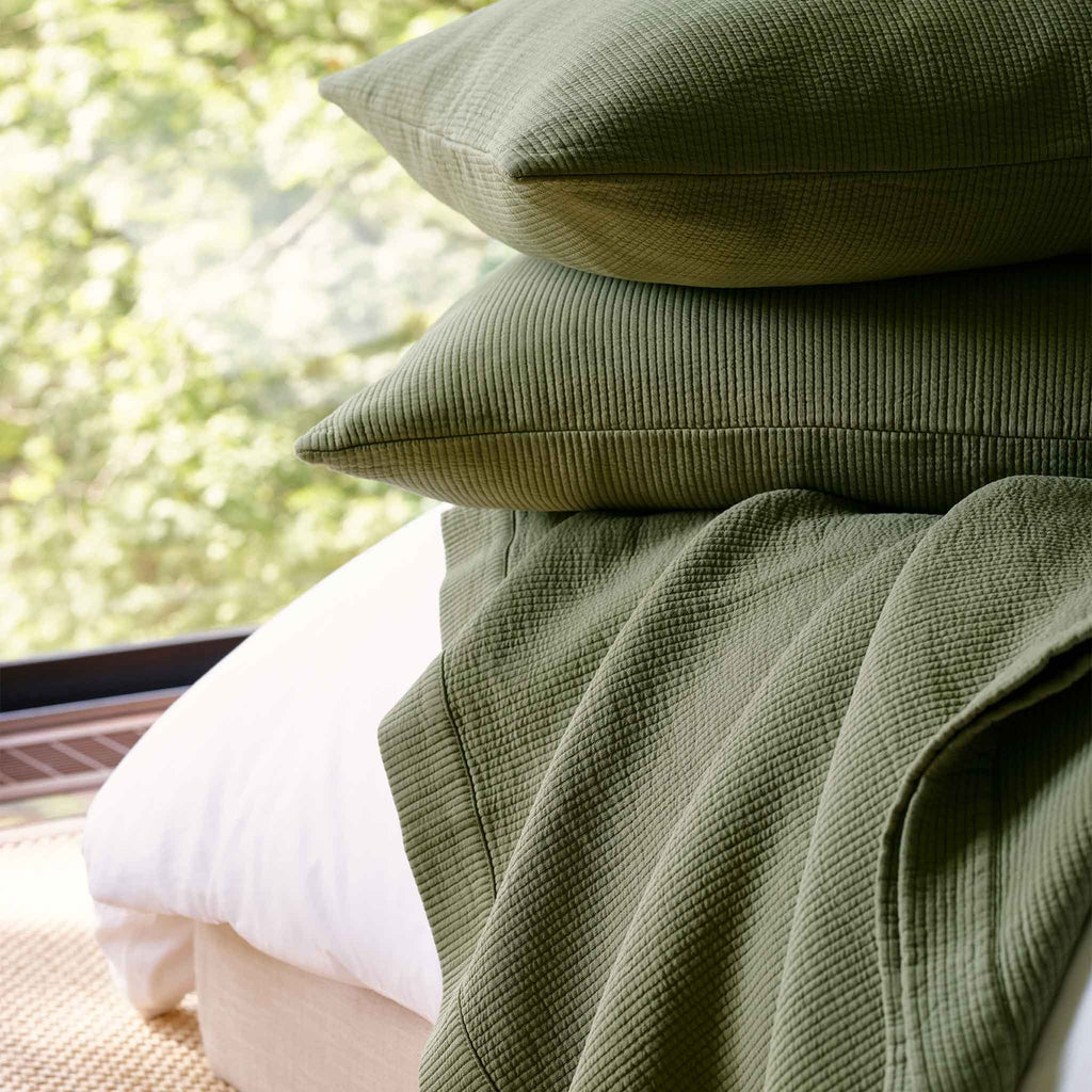 Brooklinen Ribbed Matelasse Sham Set