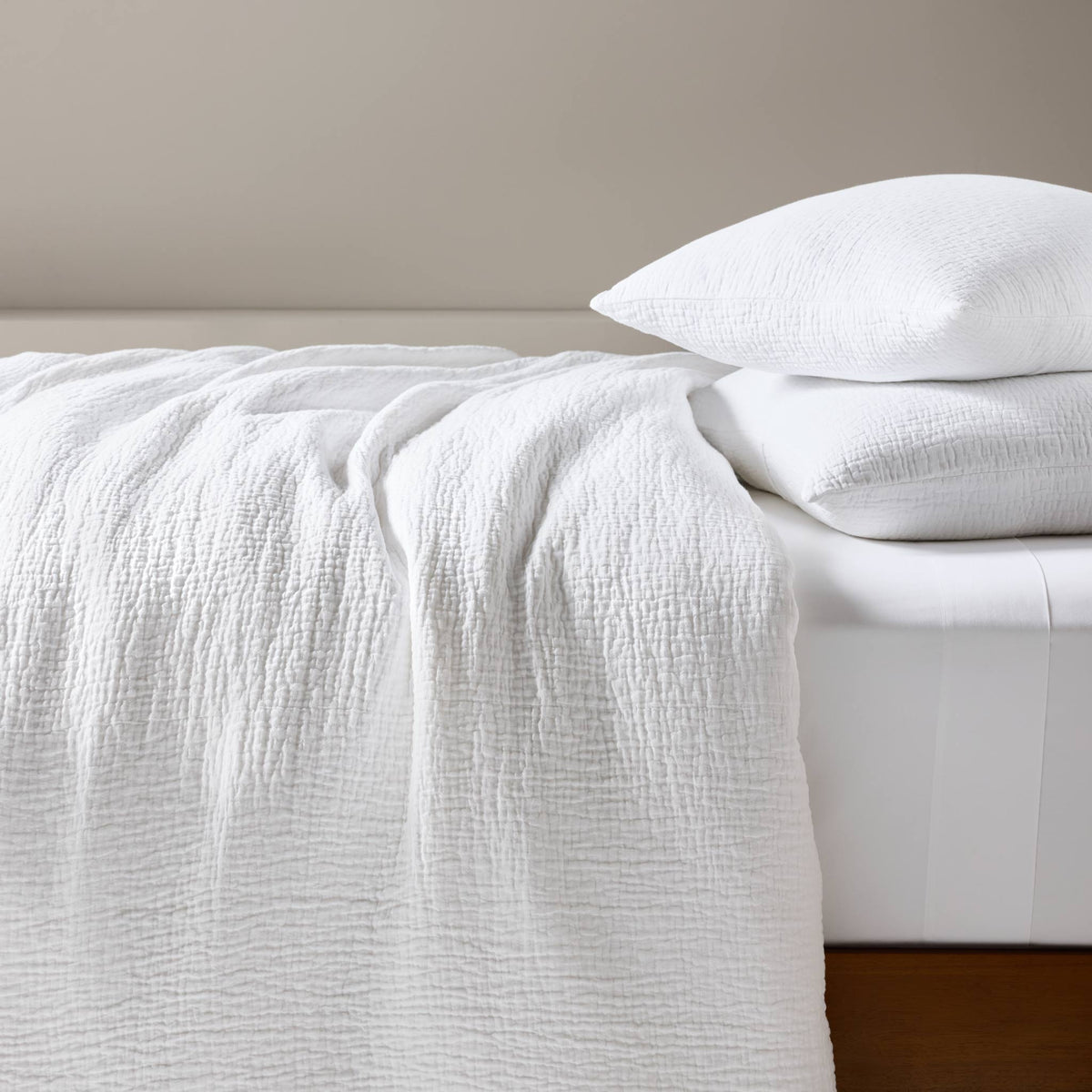Brooklinen Breezeweave Crinkle Cotton Duvet Cover