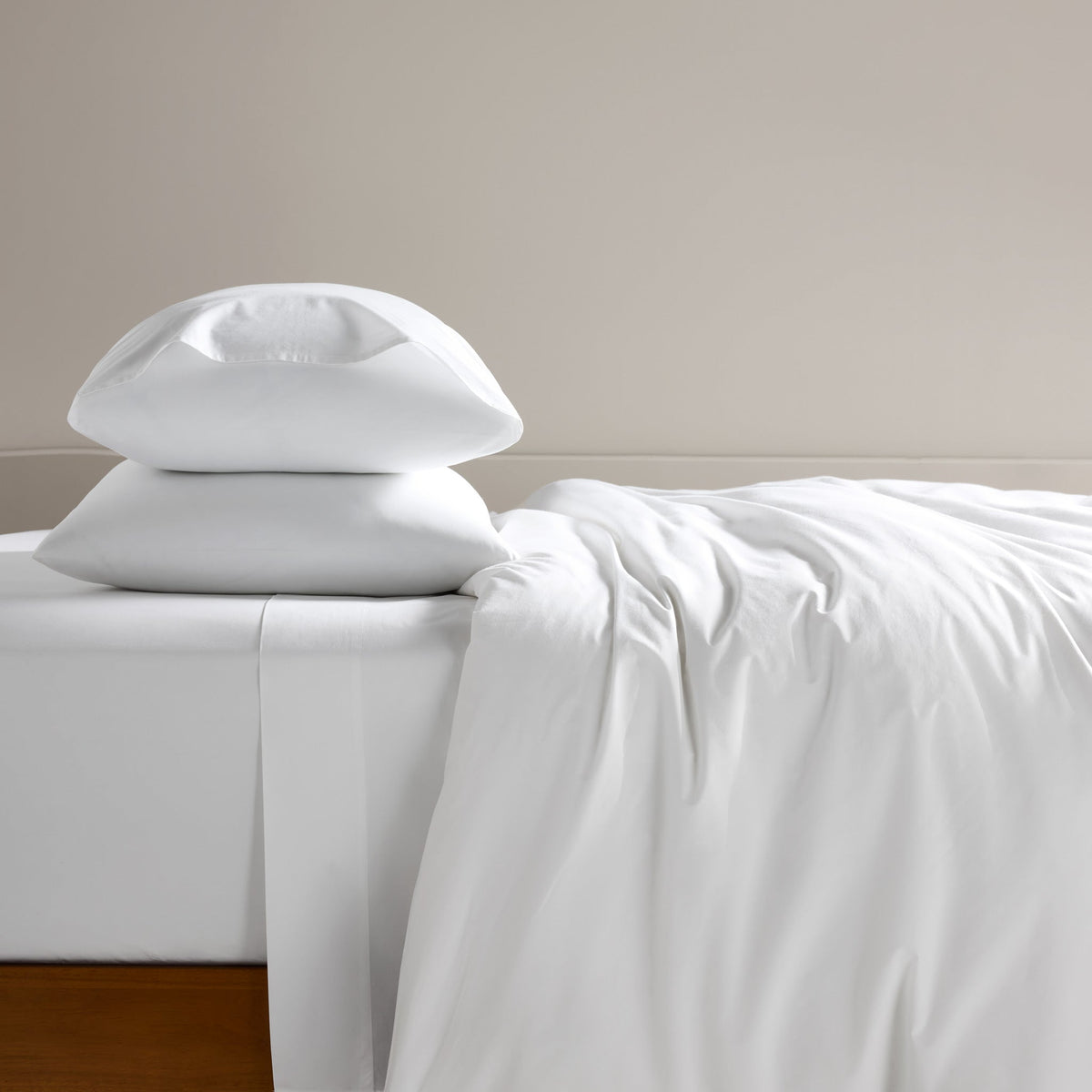 Brooklinen Classic Percale No Flat Sheet Set Bundle