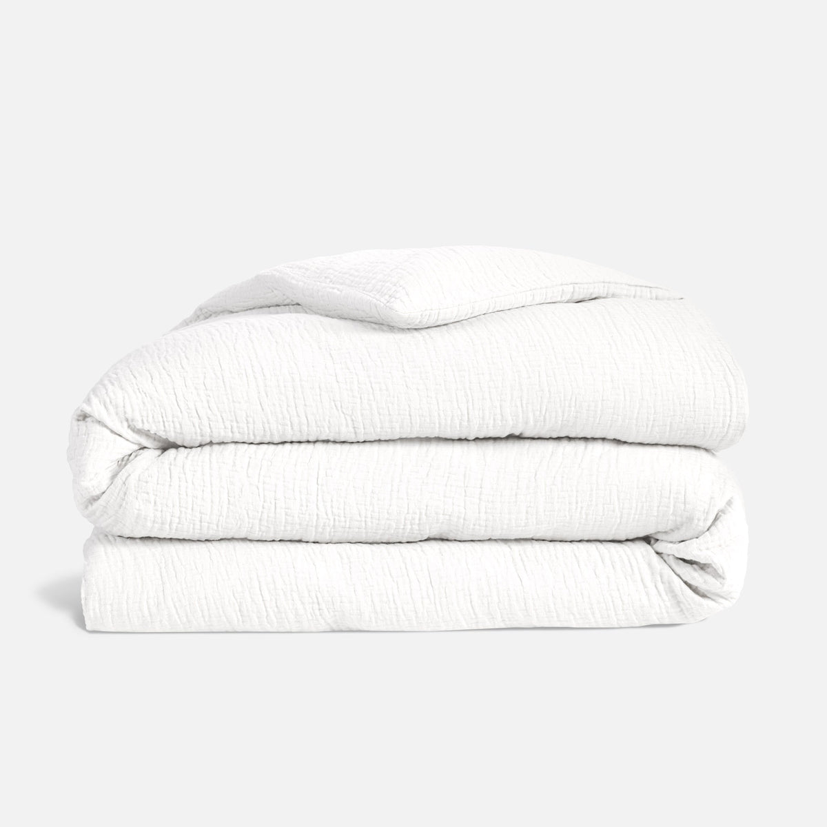 Brooklinen Breezeweave Crinkle Cotton Duvet Cover