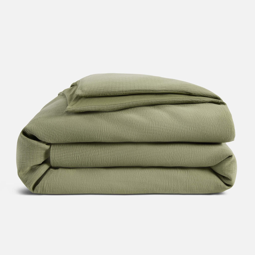 Brooklinen Ribbed Matelasse Duvet Cover