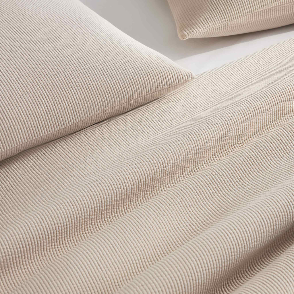 Brooklinen Ribbed Matelasse Sham Set