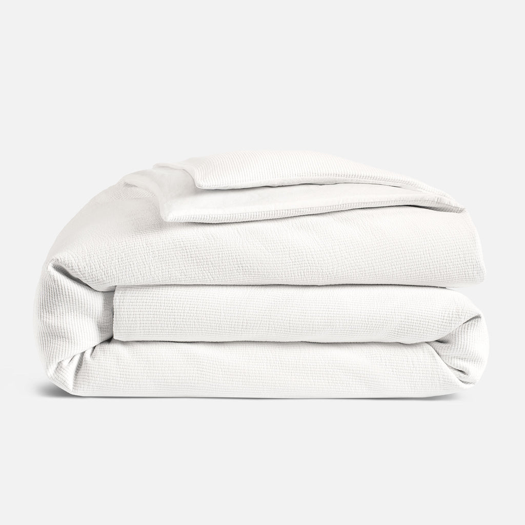 Brooklinen Ribbed Matelasse Duvet Cover