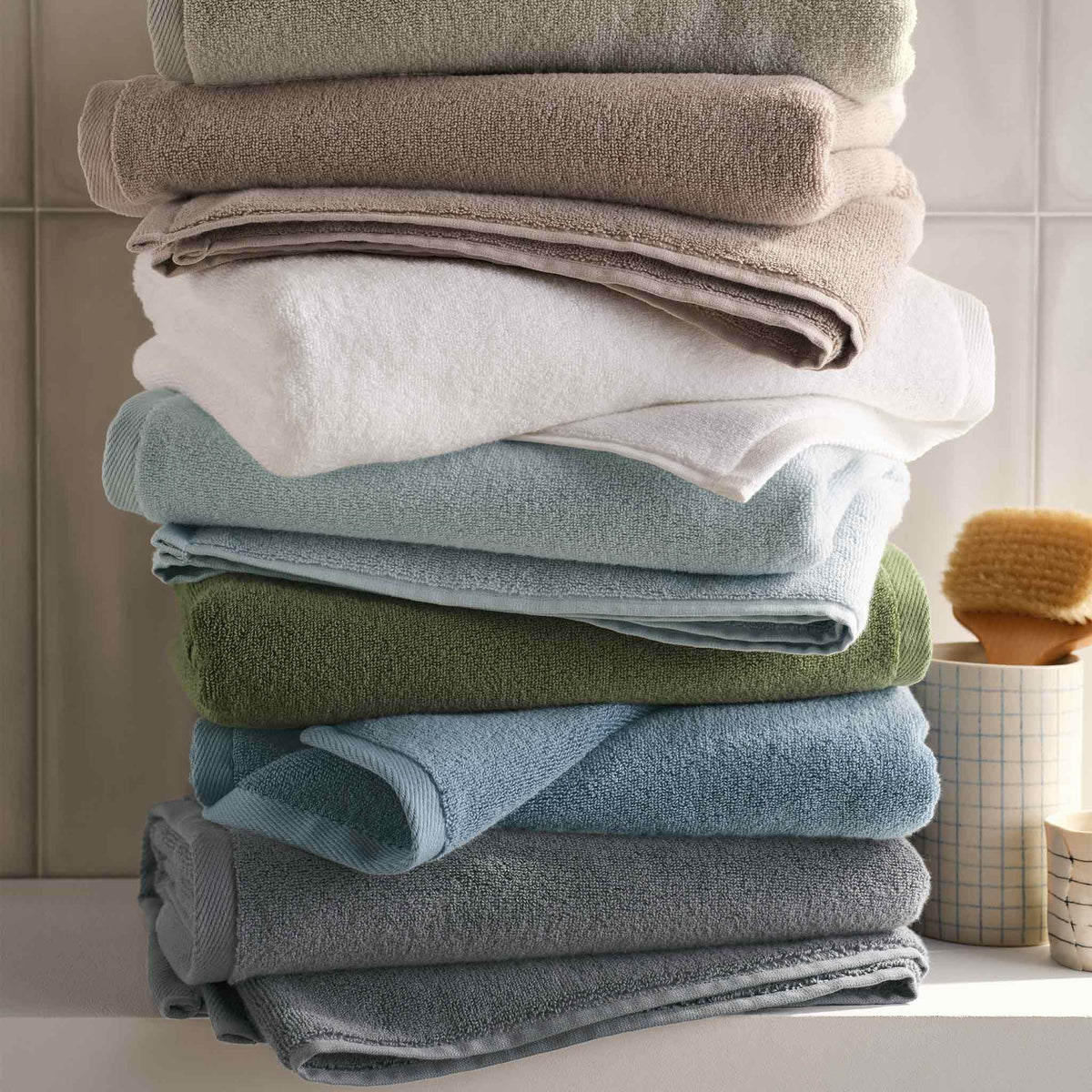 Brooklinen Plush Turkish Cotton Bath Towels Set of 2