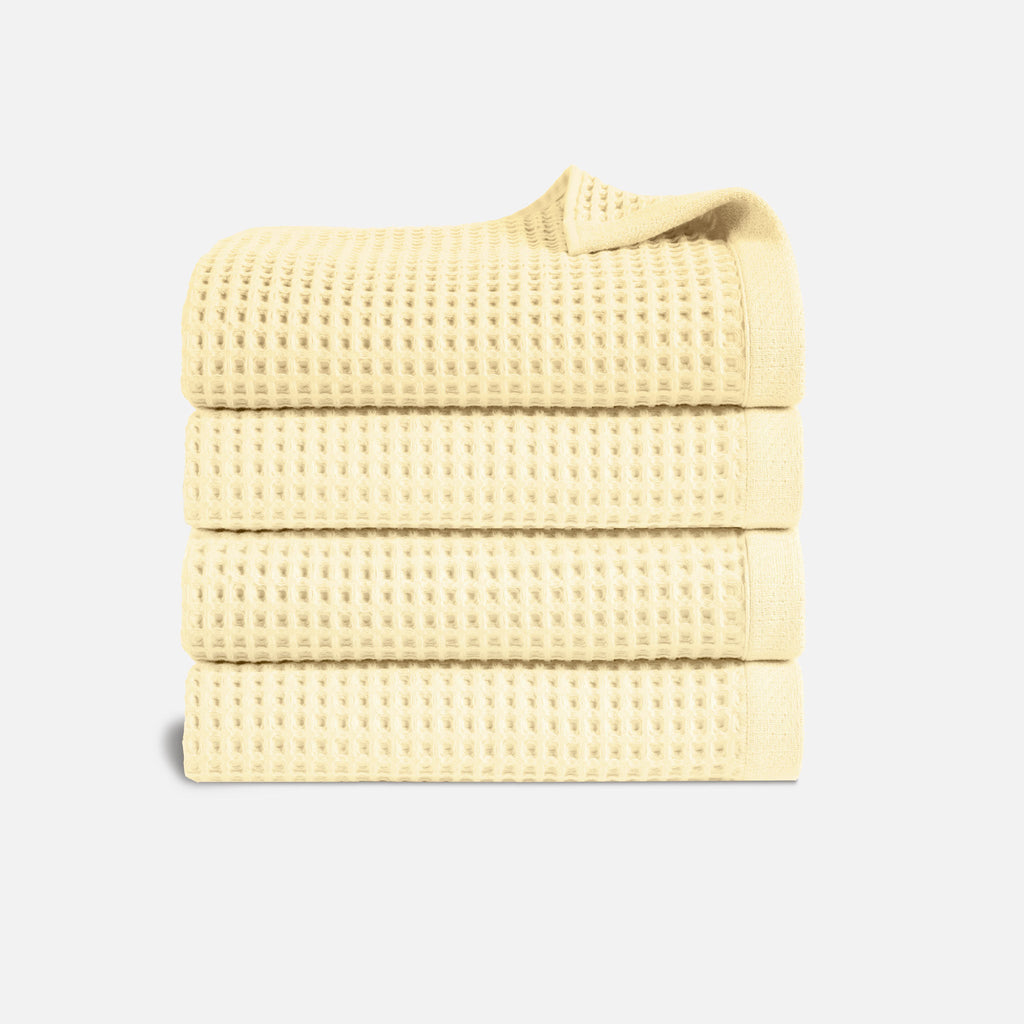 Brooklinen Dreamweave Waffle Set of 4 Bath Towel Bundle