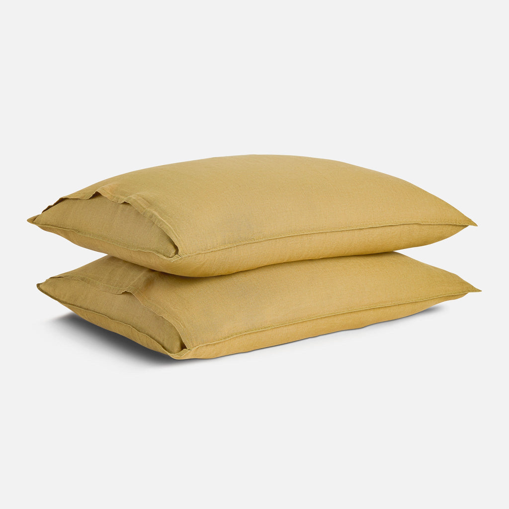 Brooklinen Washed European Linen Pillowcase Set