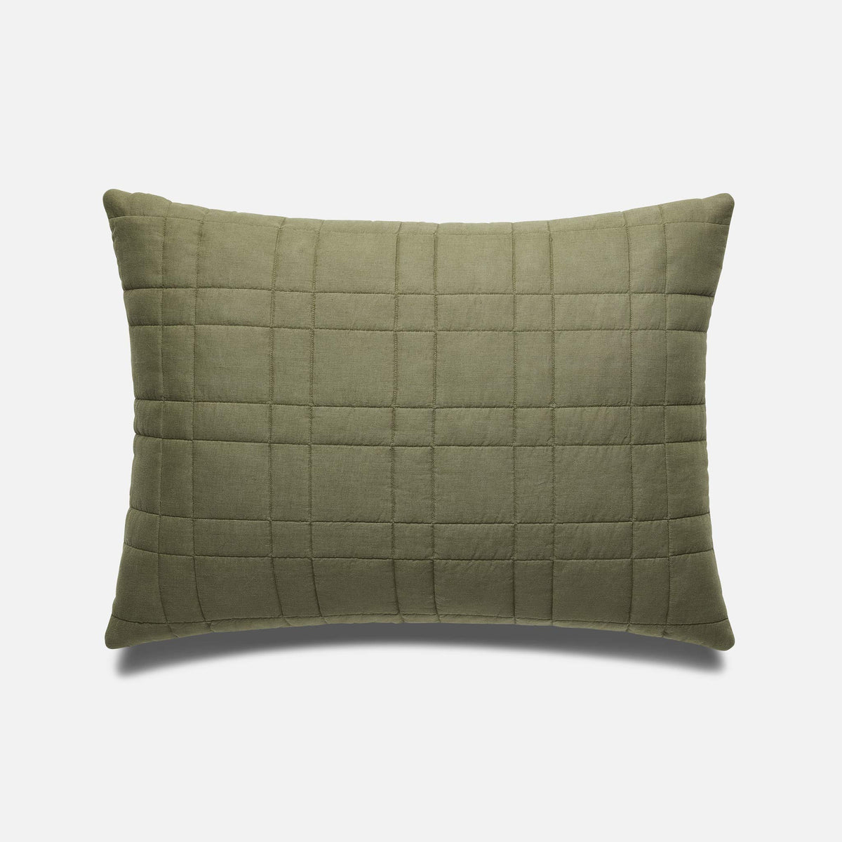 Brooklinen Washed European Linen Quilted Sham Set