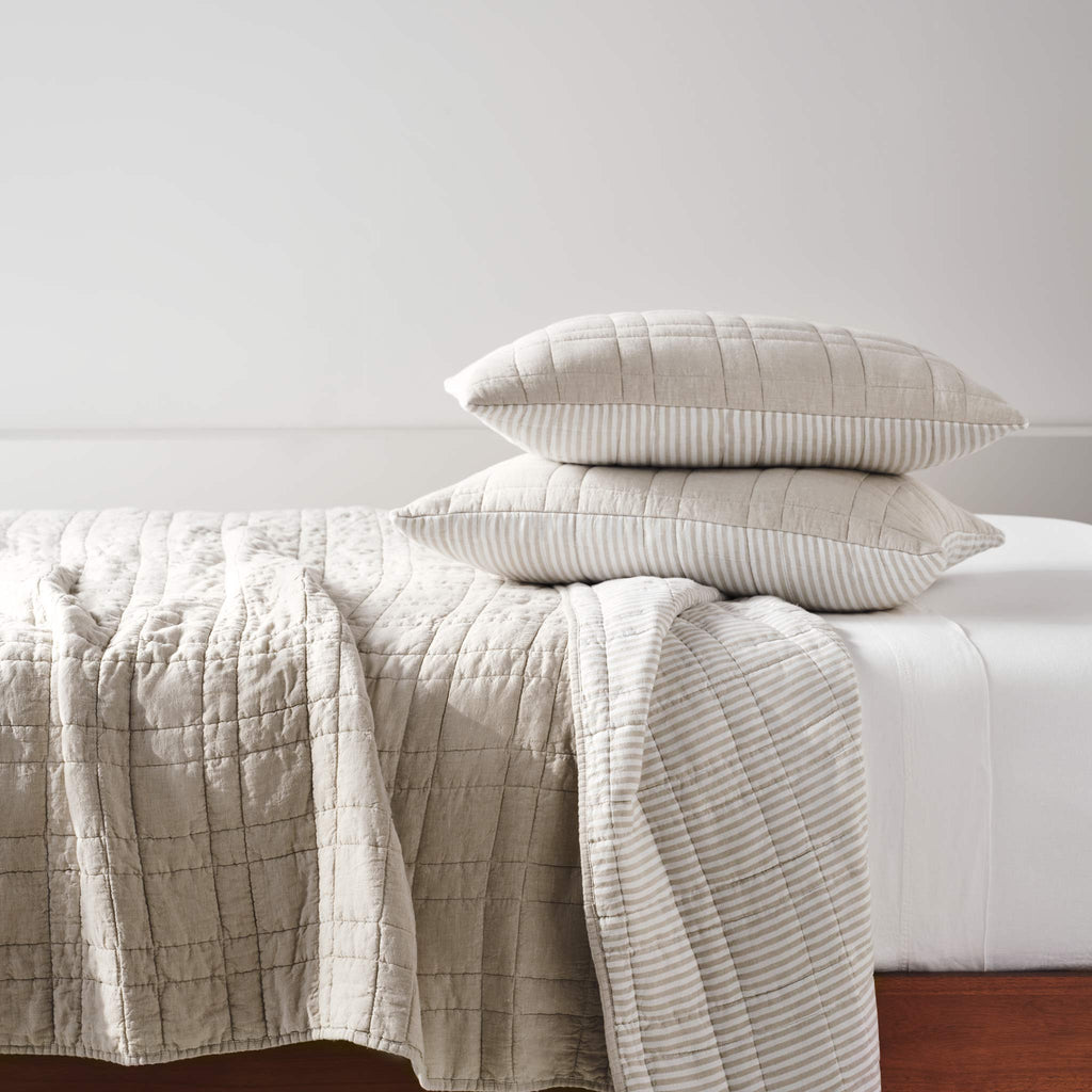 Brooklinen Washed European Linen Quilt