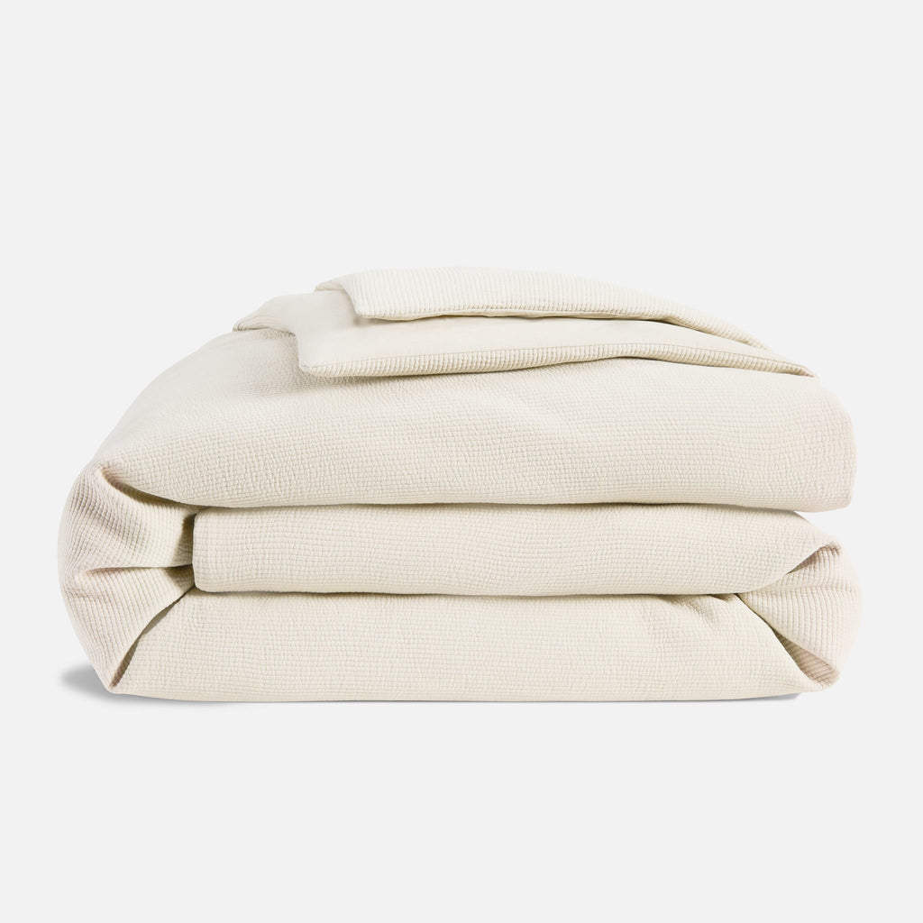 Brooklinen Ribbed Matelasse Duvet Cover