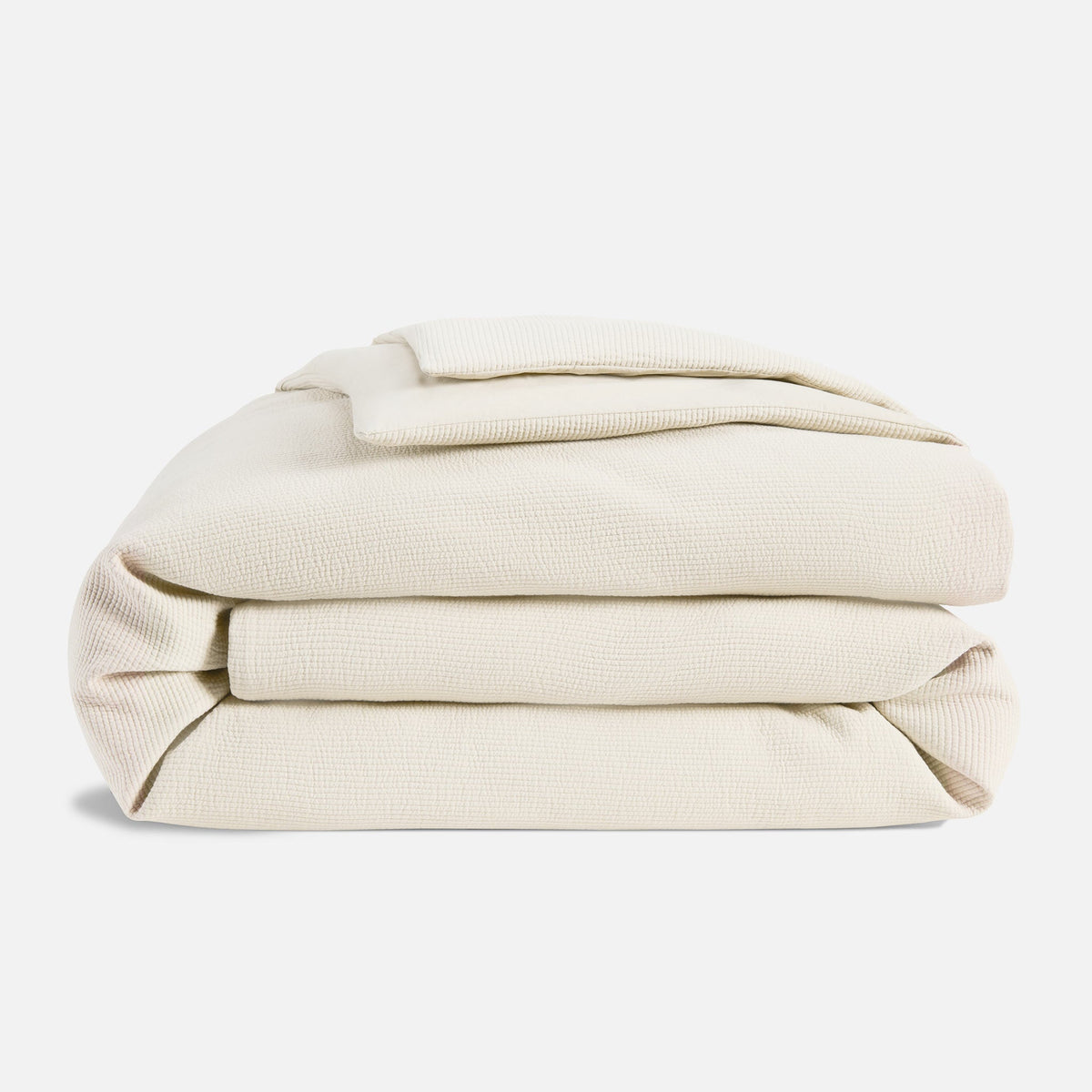Brooklinen Ribbed Matelasse Duvet Cover