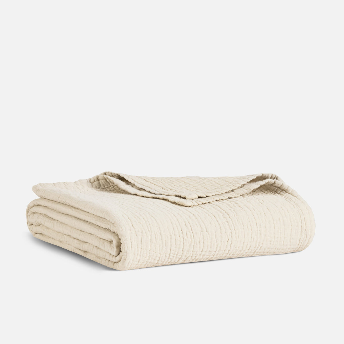 Brooklinen Breezeweave Crinkle Cotton Bed Blanket