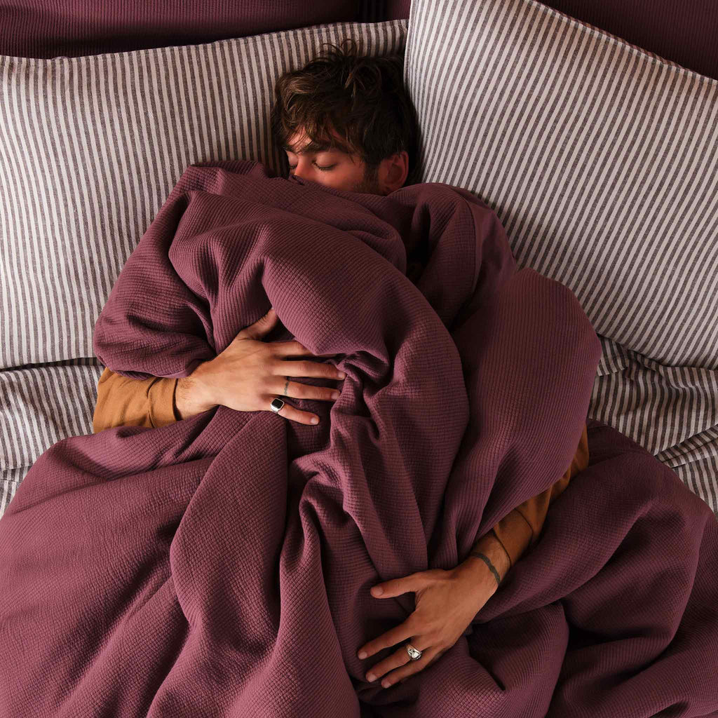 Brooklinen Ribbed Matelasse Duvet Cover