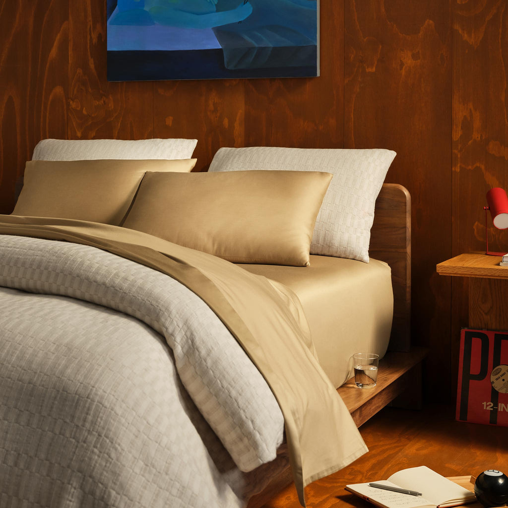 Brooklinen Woven Checkerboard Duvet Cover