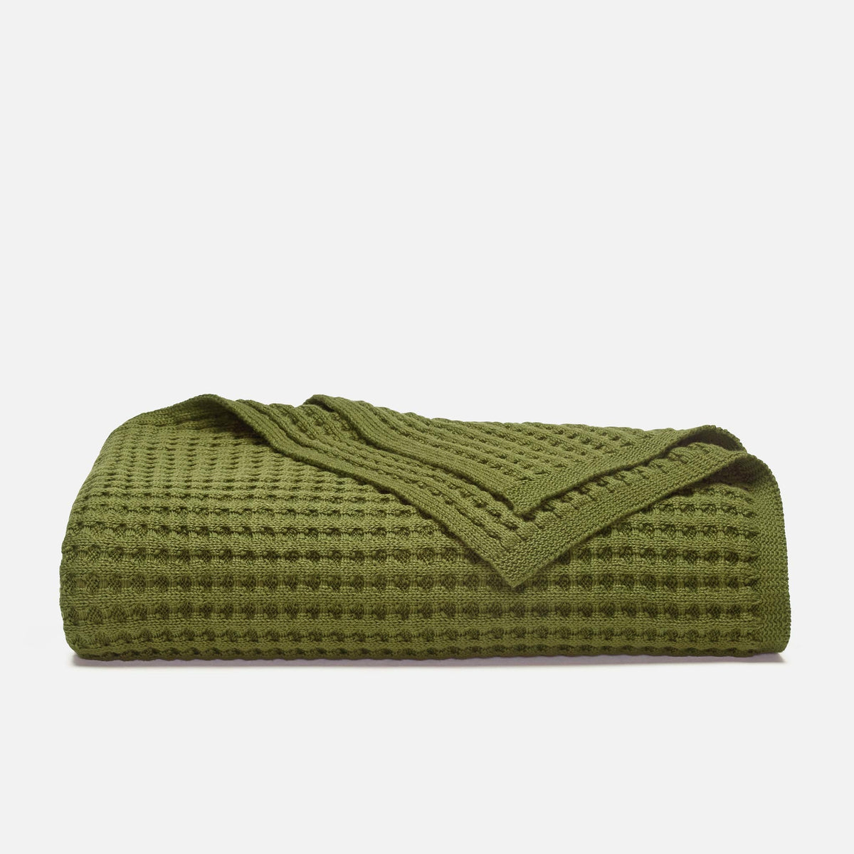 Brooklinen Chunky Waffle Knit Throw Blanket