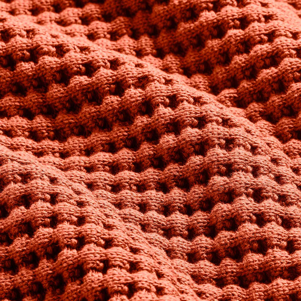 Brooklinen Chunky Waffle Knit Throw Blanket