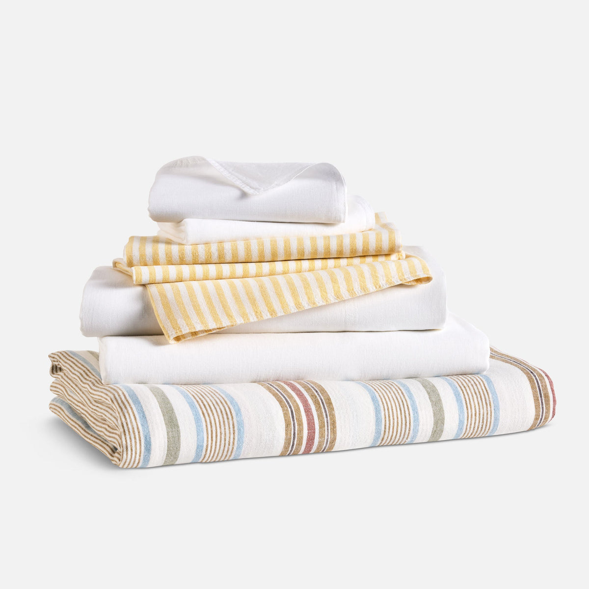 Brooklinen Washed European Linen Hardcore Sheet Bundle