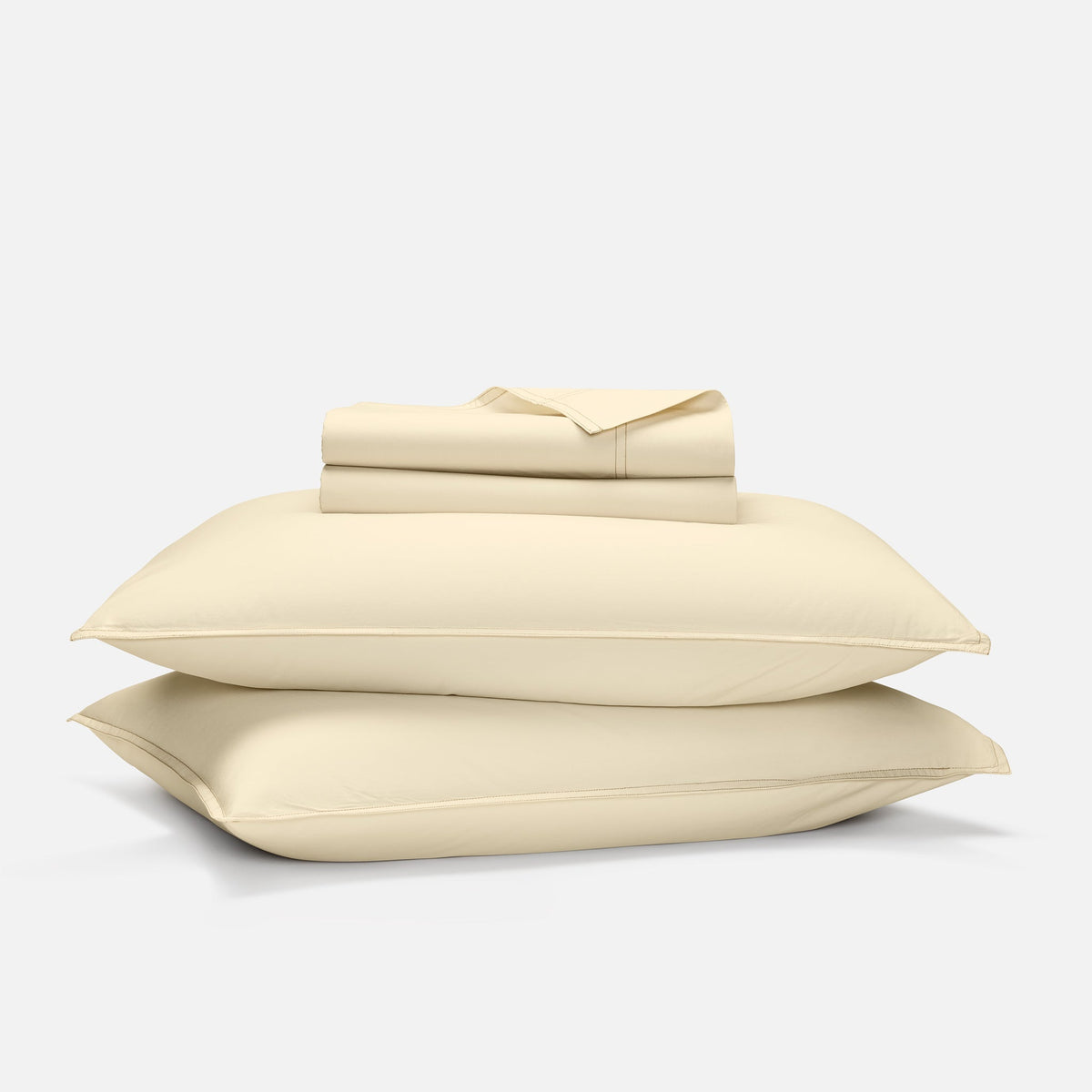 Brooklinen Set of 2 Washed Classic Percale Core Sheet Set Bundle
