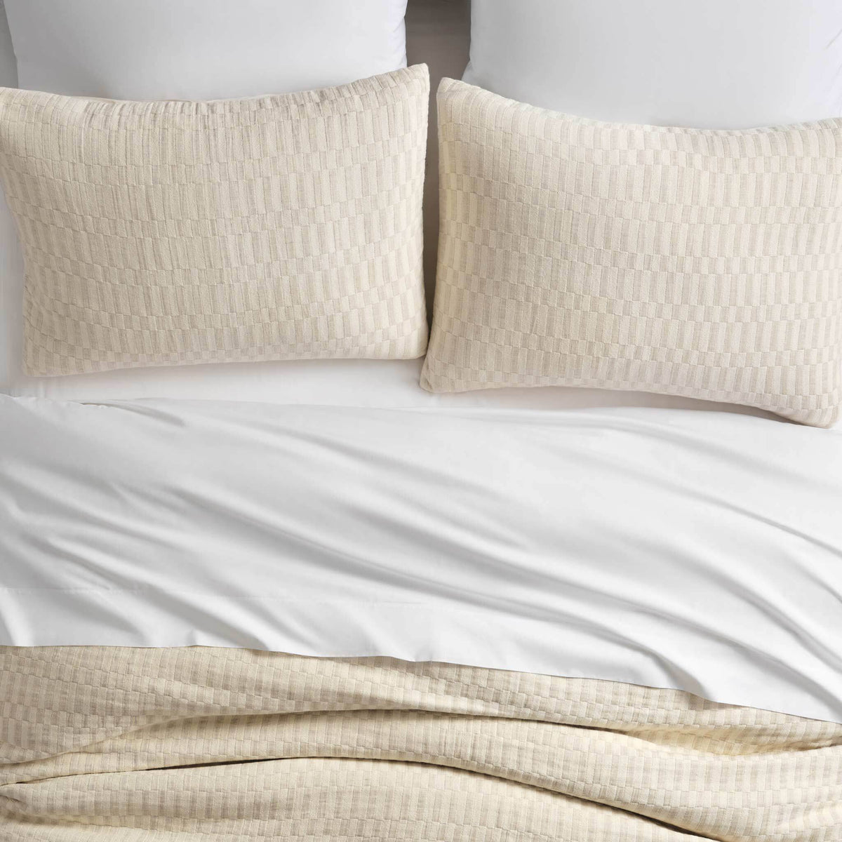 Brooklinen Woven Checkerboard Duvet Set