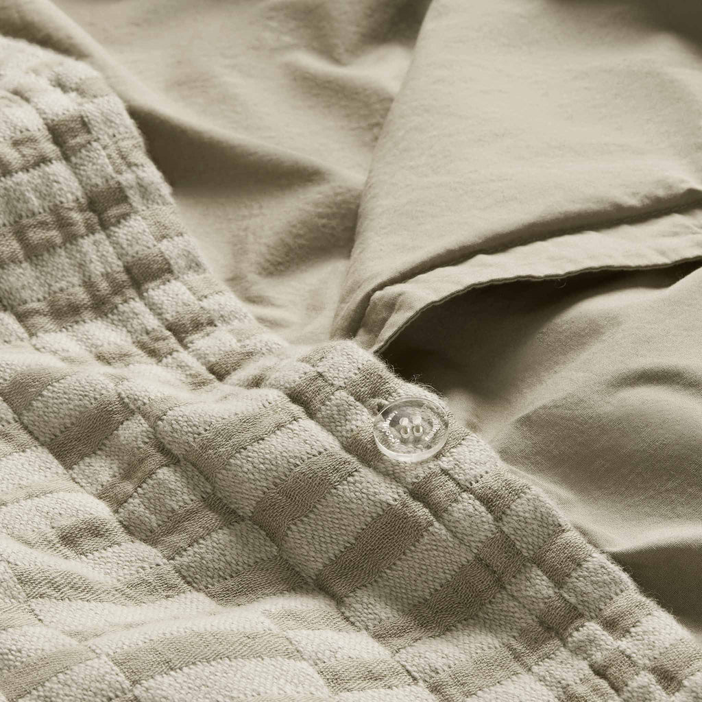 Brooklinen Woven Checkerboard Duvet Set