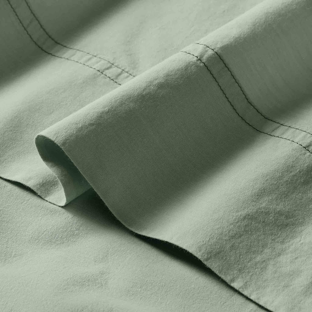 Brooklinen Set of 2 Washed Classic Percale Core Sheet Set Bundle
