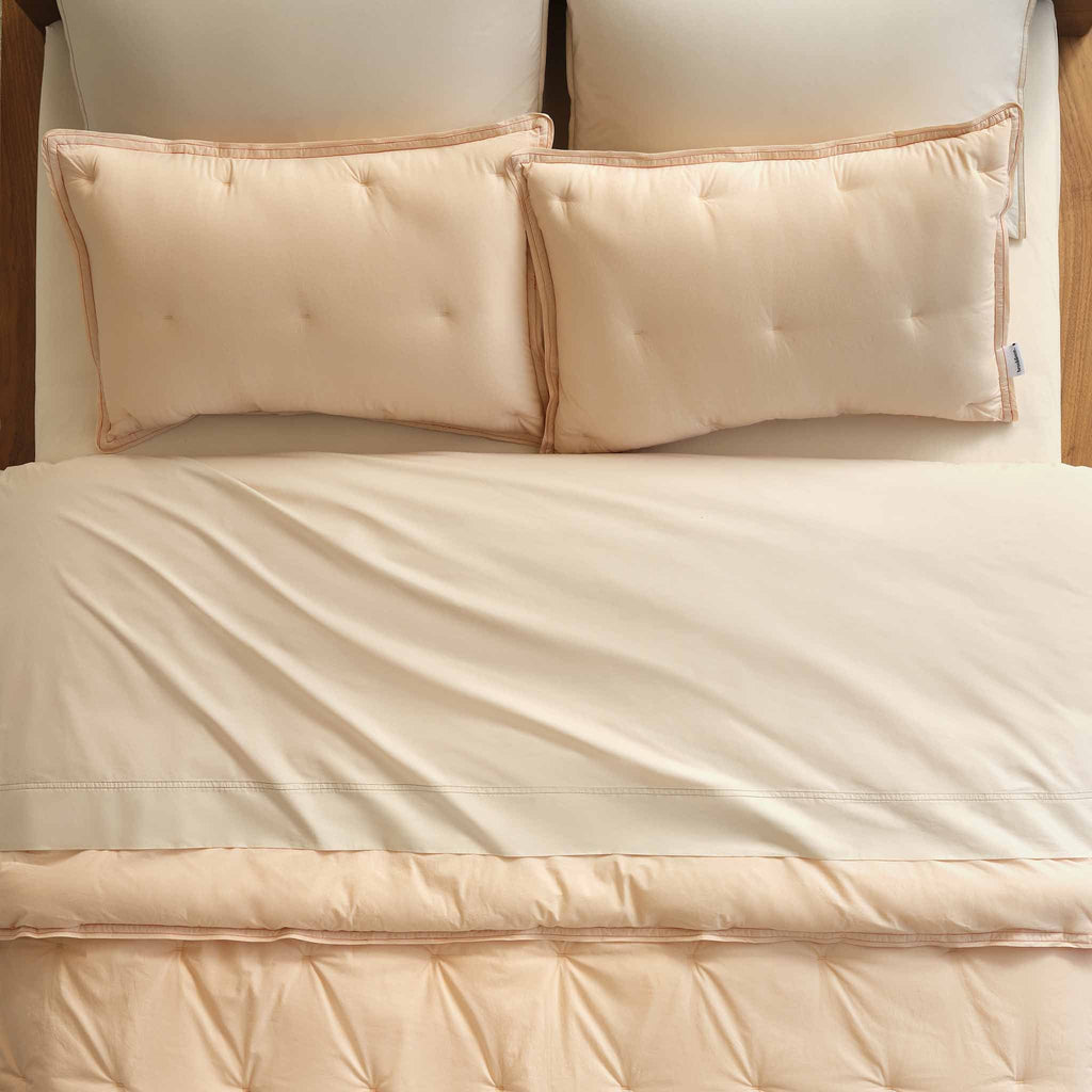 Brooklinen Washed Classic Percale Comforter Set