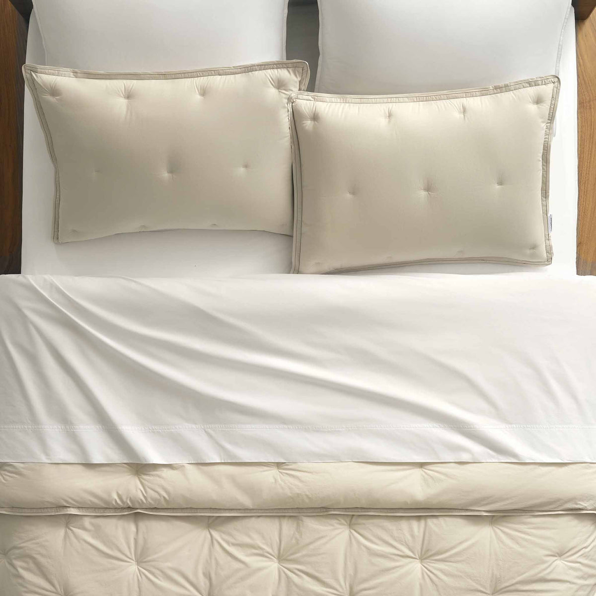 Brooklinen Washed Classic Percale Comforter Set
