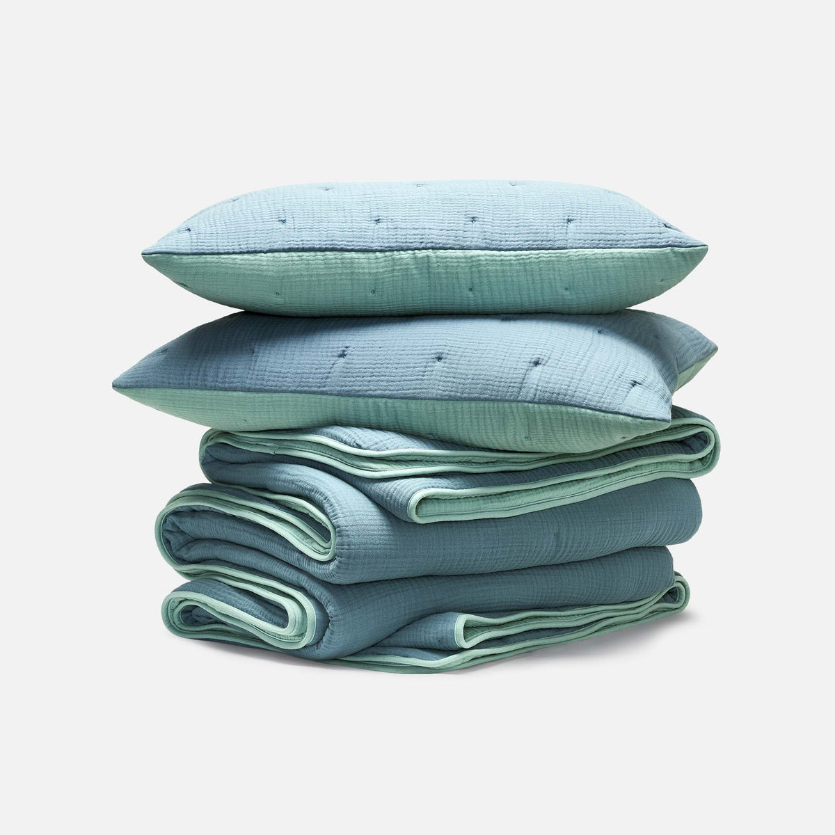Brooklinen Breezeweave Reversible Cotton Comforter Set