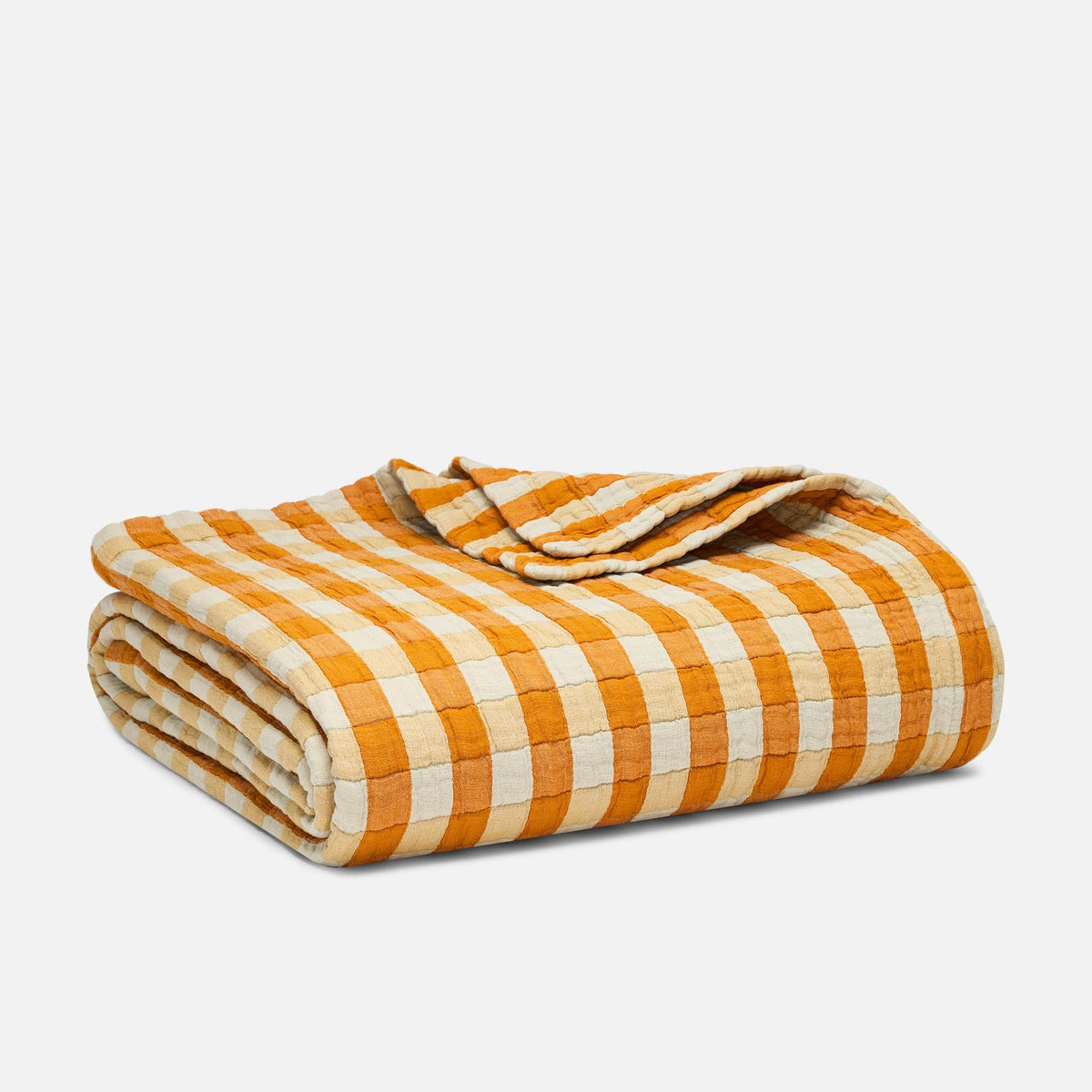 Brooklinen Breezeweave Cotton Gingham Bed Blanket