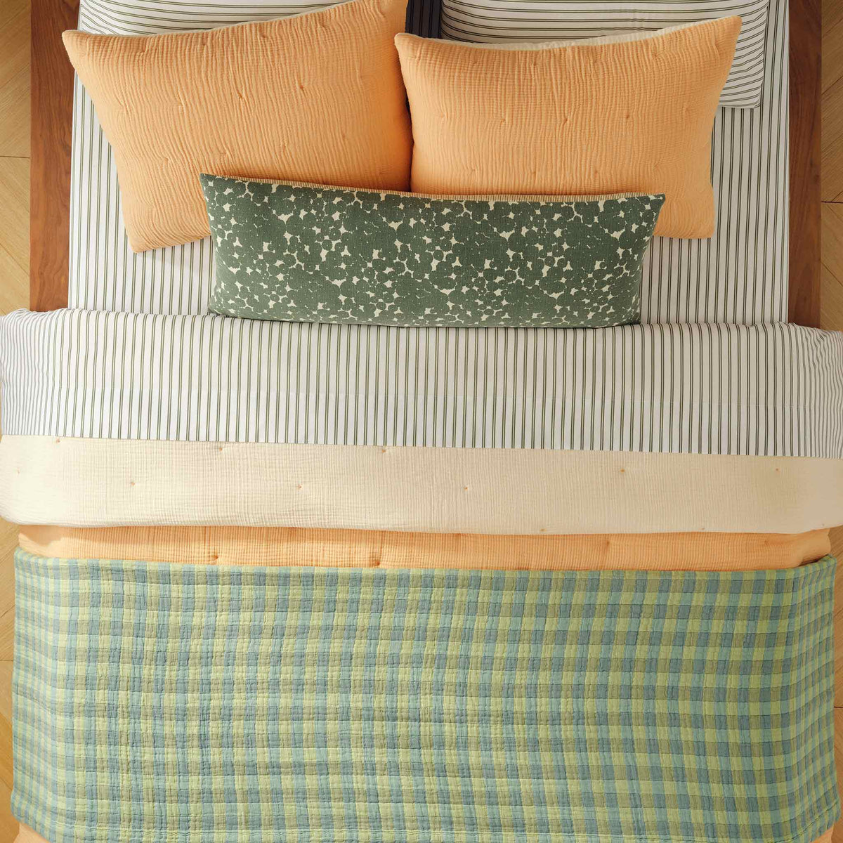 Brooklinen Breezeweave Cotton Gingham Bed Blanket