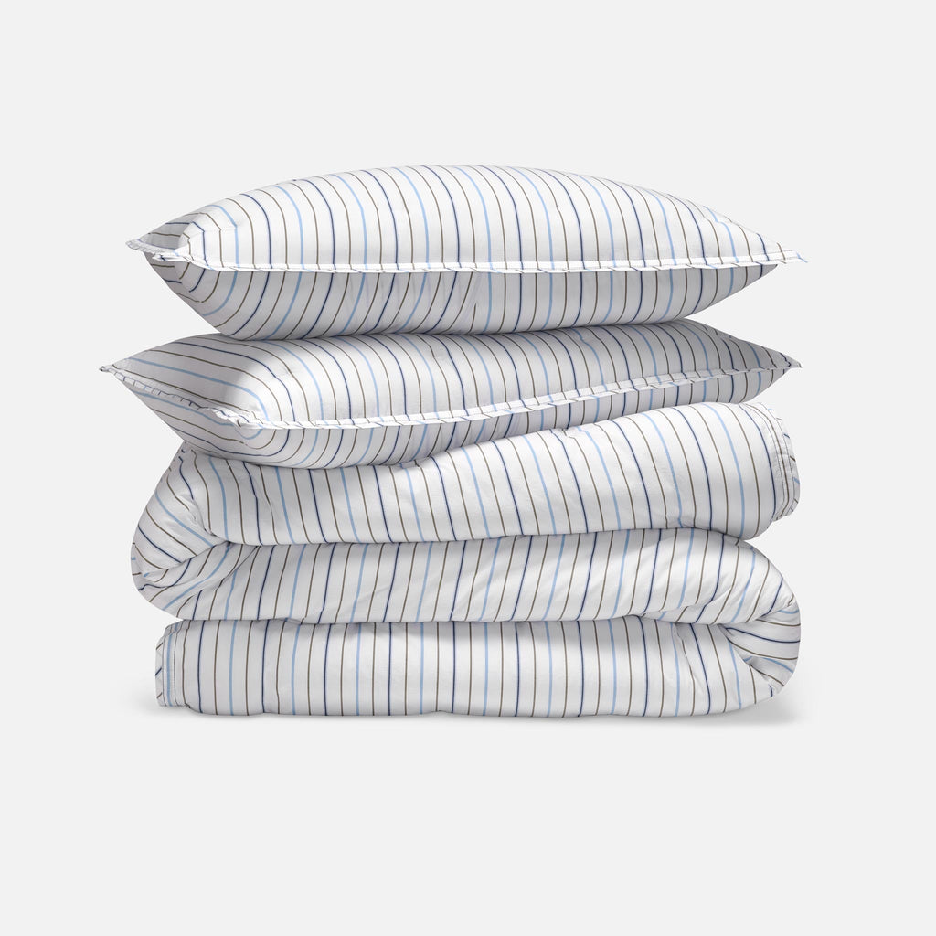 Brooklinen Washed Classic Percale Comforter Set