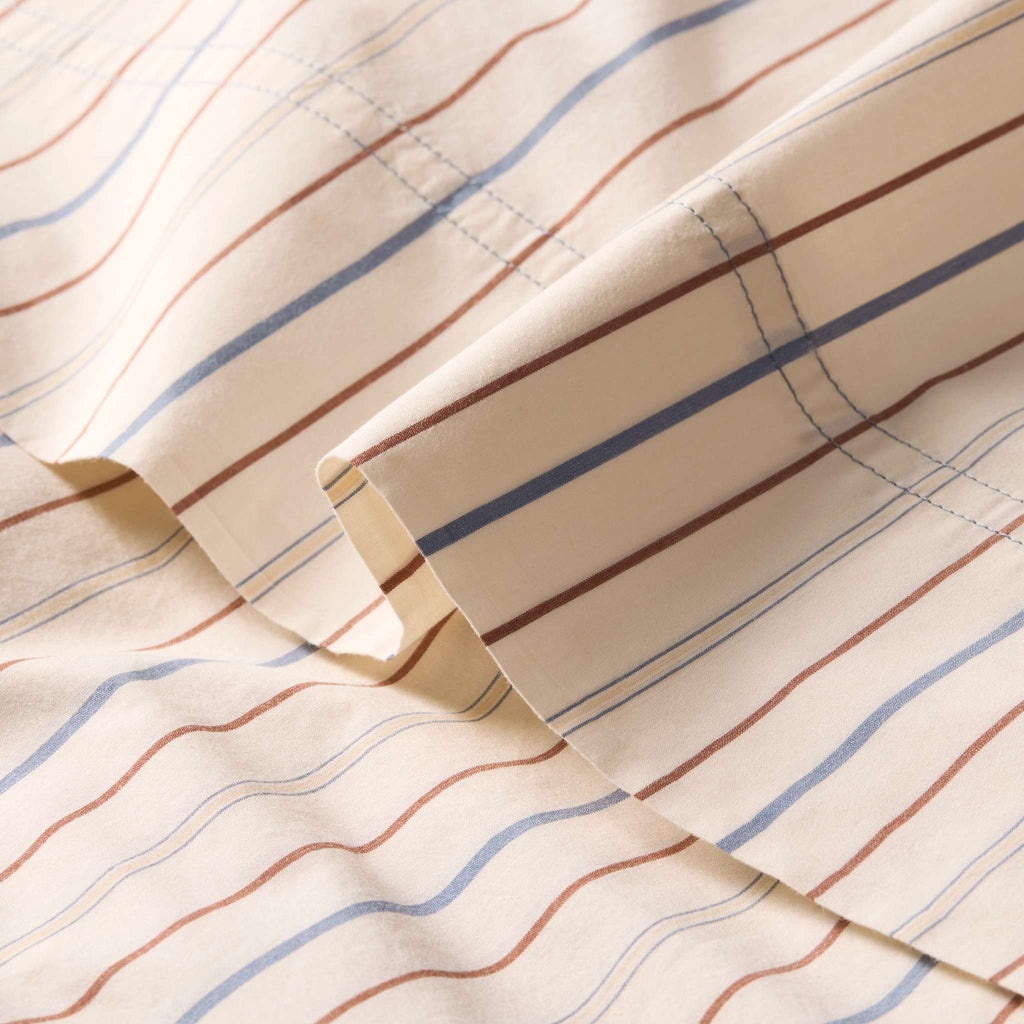 Brooklinen Set of 2 Washed Classic Percale Core Sheet Set Bundle