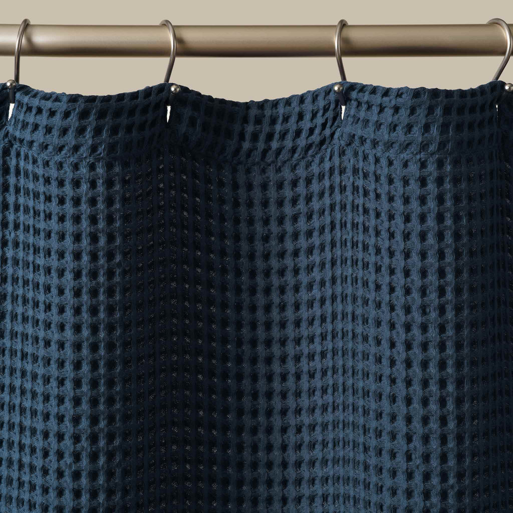 Brooklinen Dreamweave Waffle Shower Curtain