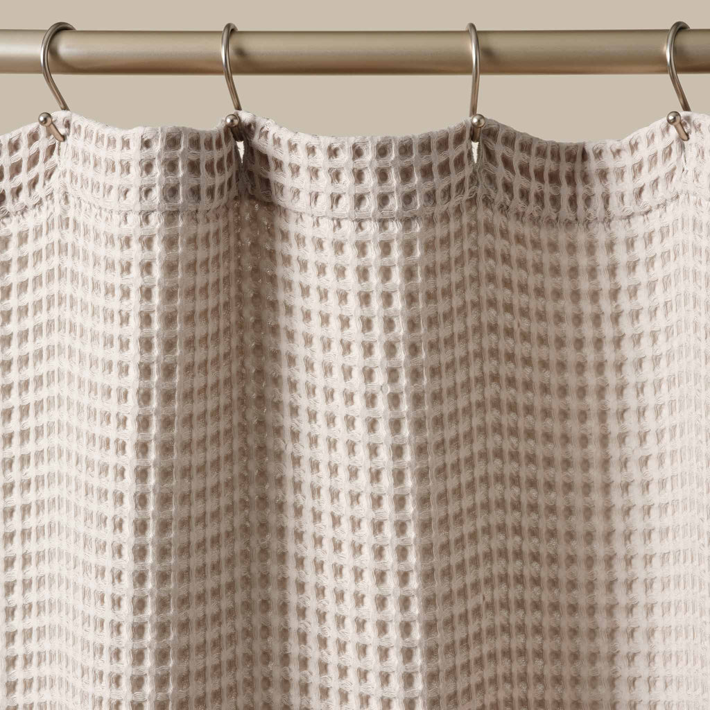 Brooklinen Dreamweave Waffle Shower Curtain