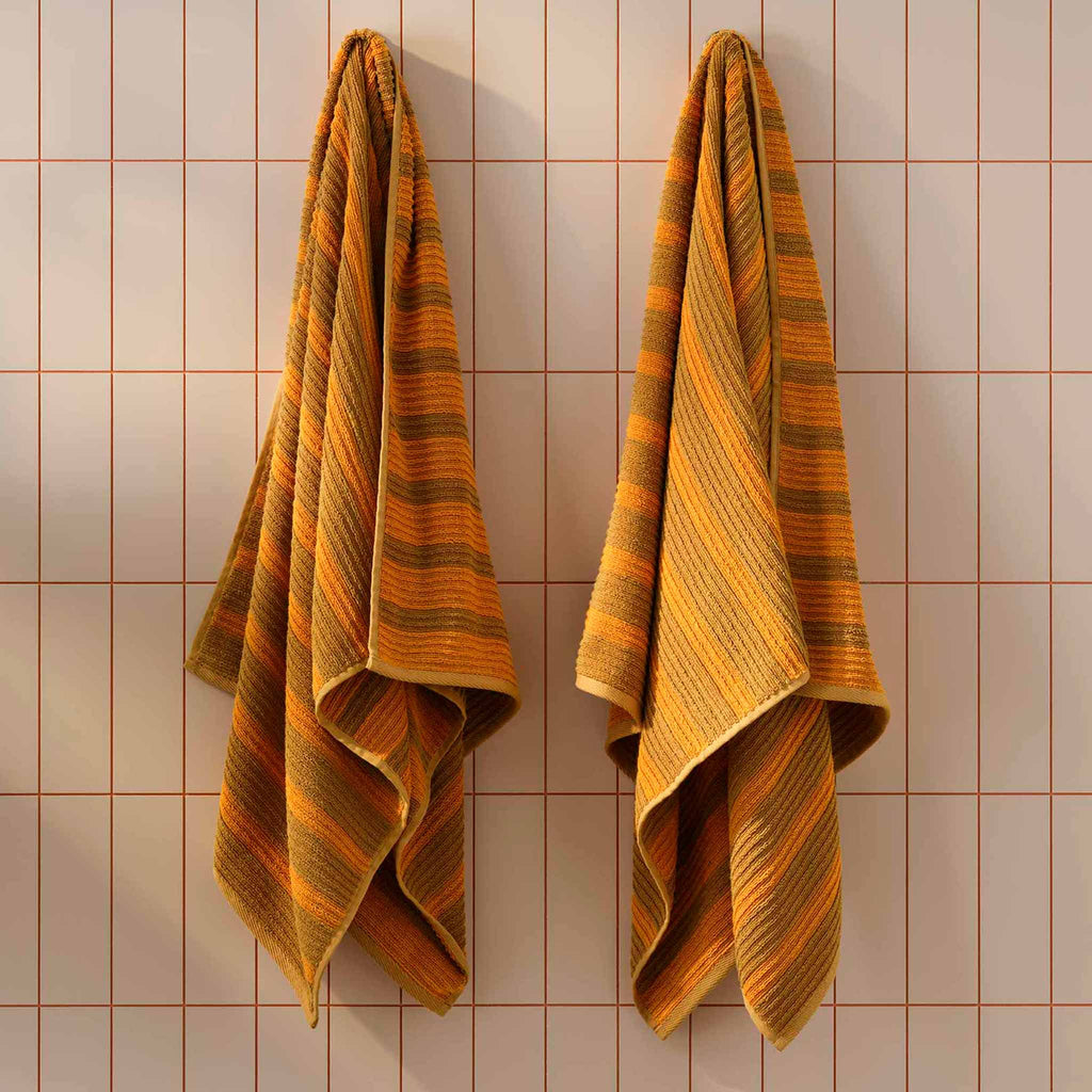 Brooklinen Ribbed Cotton TENCEL™ Bath Towels Set of 2