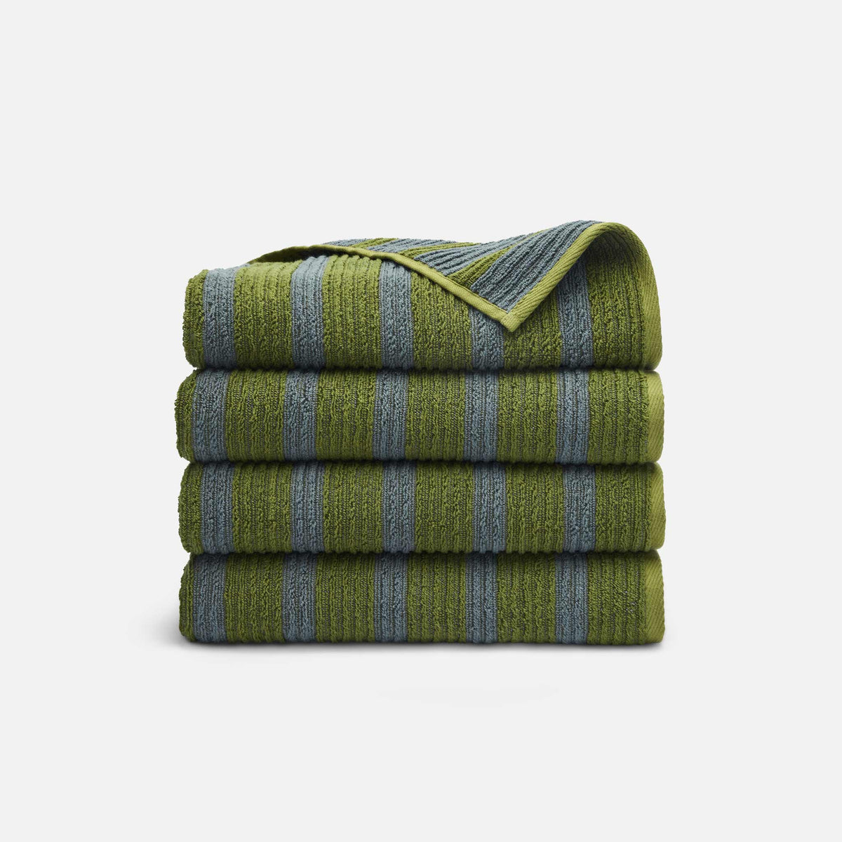 Brooklinen Ribbed Cotton TENCEL™ Set of 4 Bath Towel Bundle