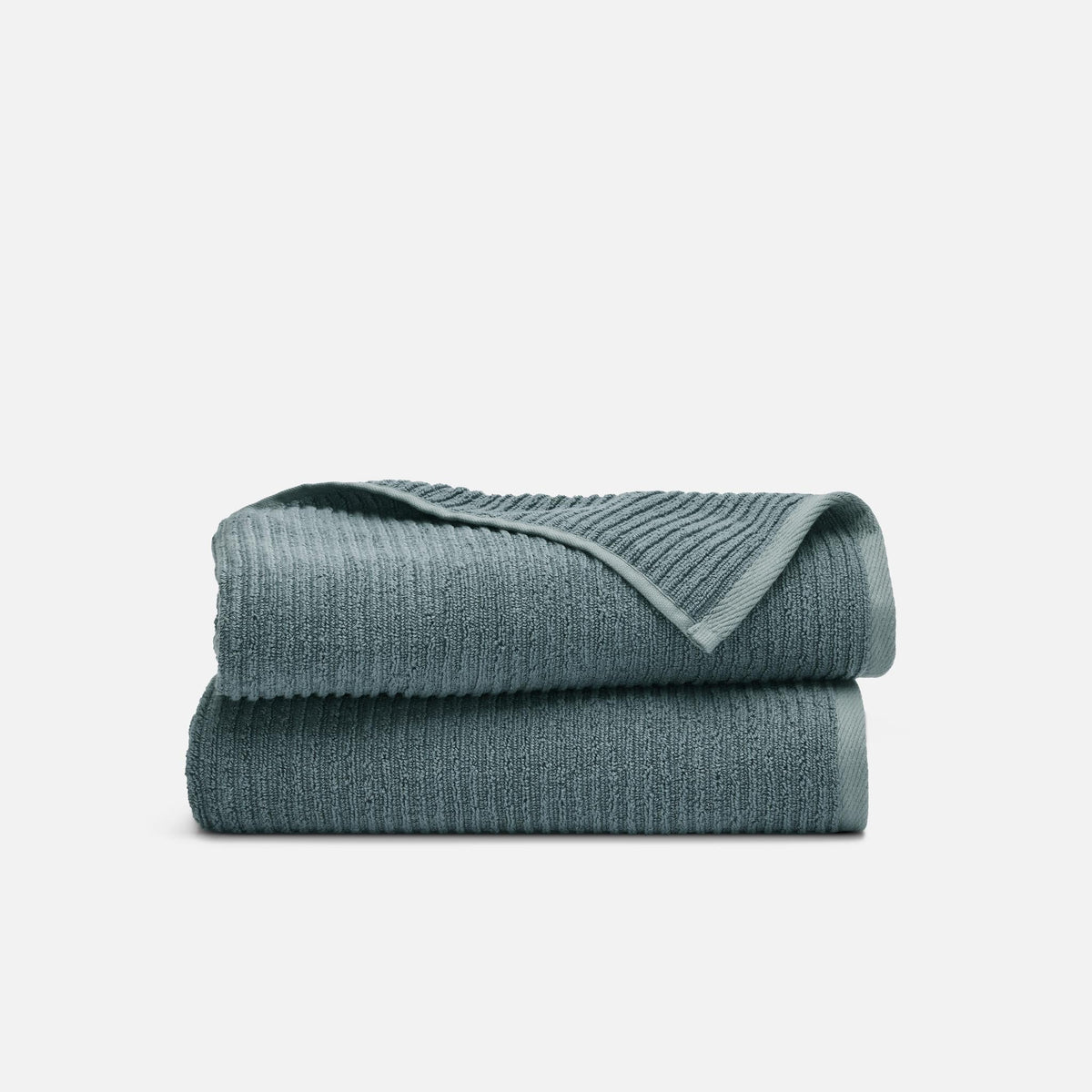 Brooklinen Ribbed Cotton TENCEL™ Bath Towels Set of 2