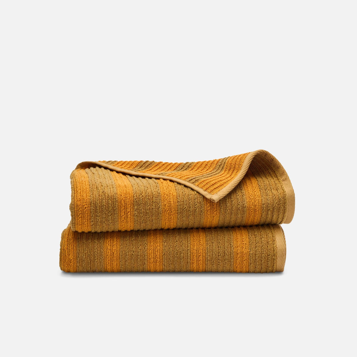 Brooklinen Ribbed Cotton TENCEL™ Bath Towels Set of 2