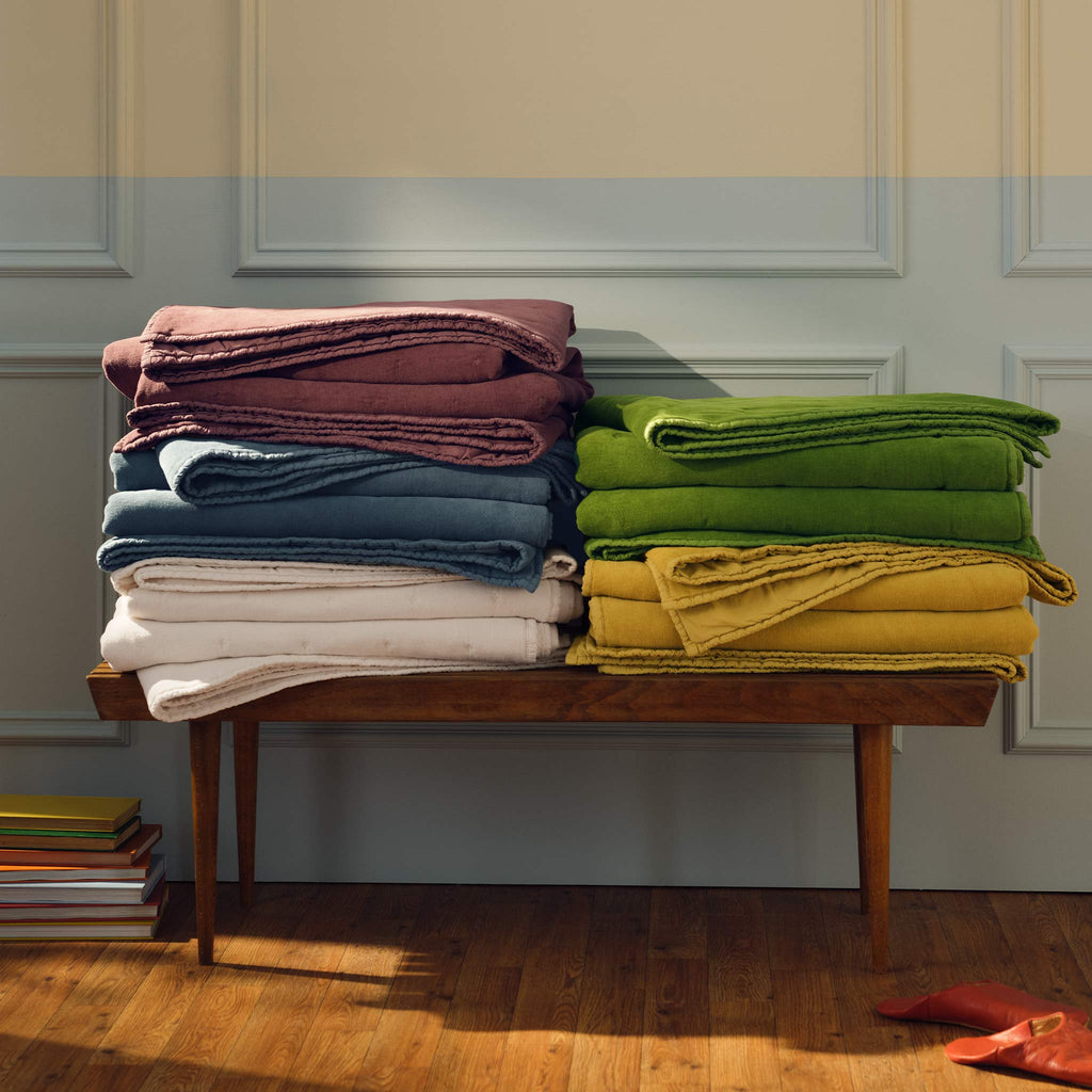 Brooklinen Washed Velvet Quilt Set