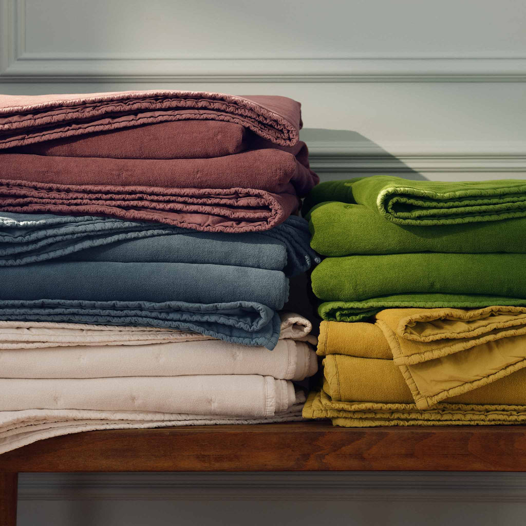 Brooklinen Washed Velvet Quilt Set