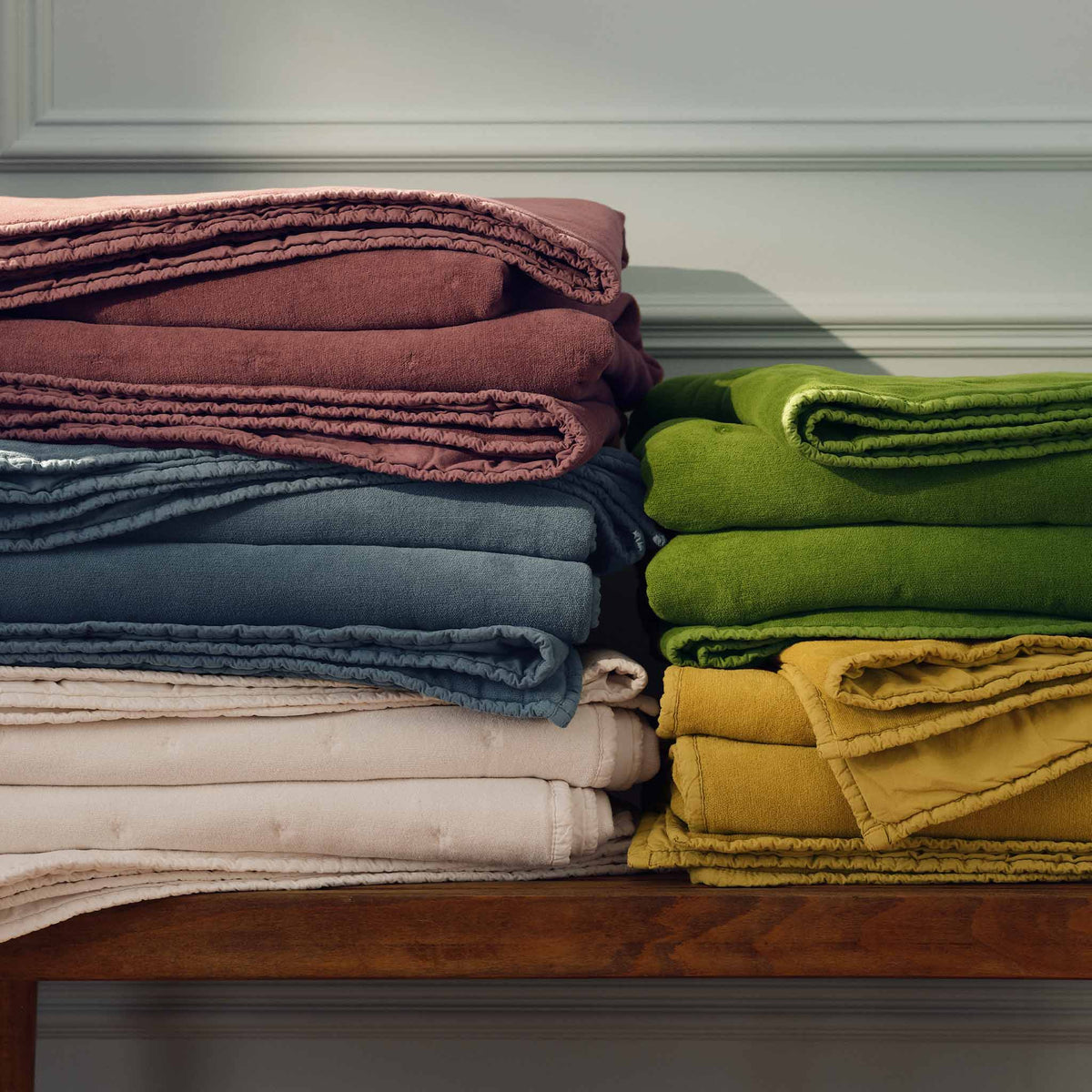 Brooklinen Washed Velvet Quilt Set