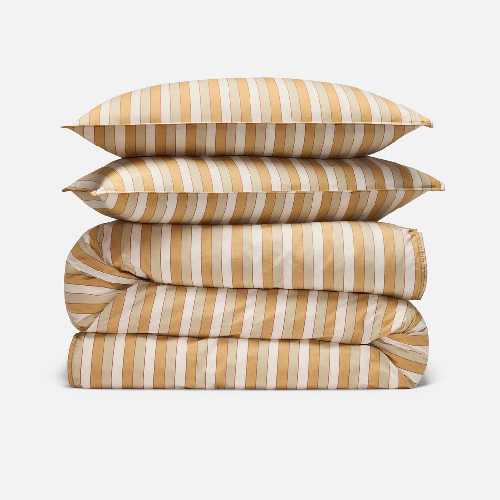 Brooklinen Washed Classic Percale Duvet Set